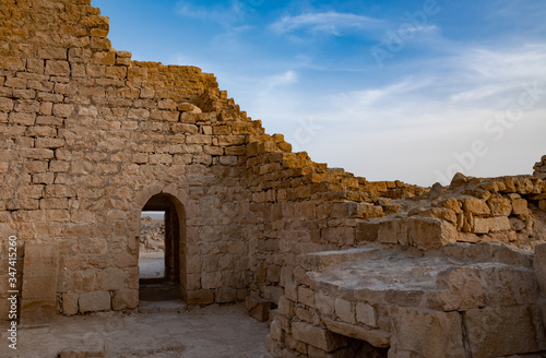 Shivta  is an ancient city in the Negev Desert of Israel. photo