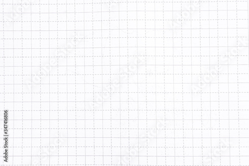 white squared paper sheet