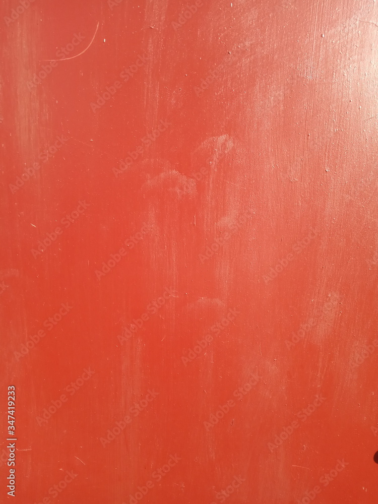 Fototapeta premium Metal red paint old grange cracked background