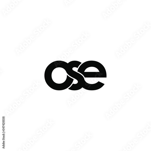 ose letter original monogram logo design
