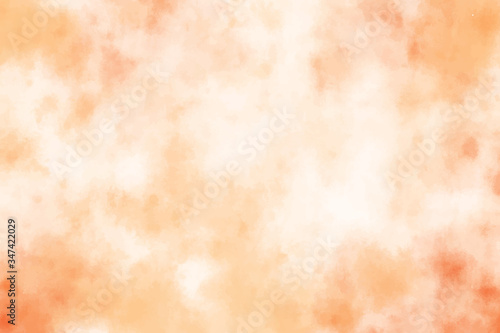 orange sand watercolor grunge brush stroke background