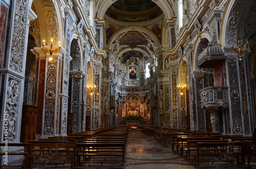 The interior of Cathedral of Palermo, Sicily