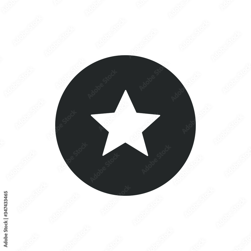 Single icon of a star isolated on white background Single icon of a star isolated on white background
