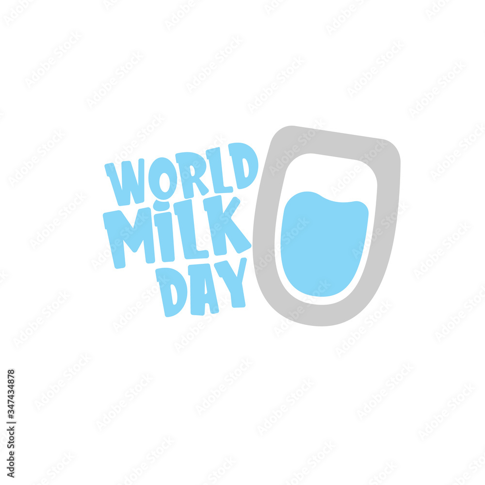 vector wold milk day outline style icon or label isolated on white ...