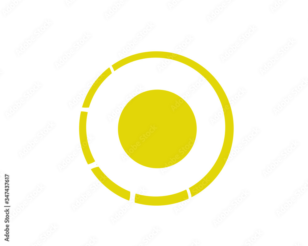 abstract circle icon abstract circle icon