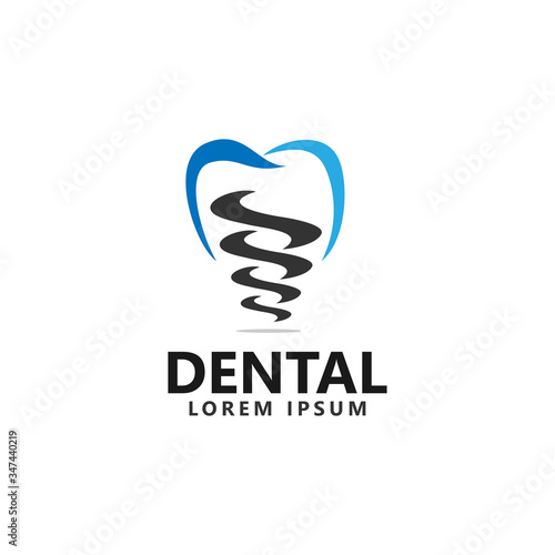 dental logo vector design modern