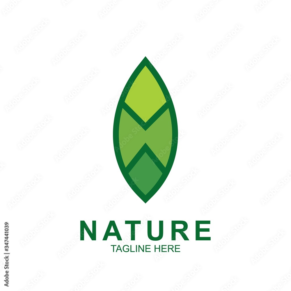 Leaf design logo Template Leaf design logo Template