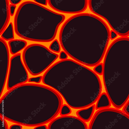 Lava texture seamless pattern