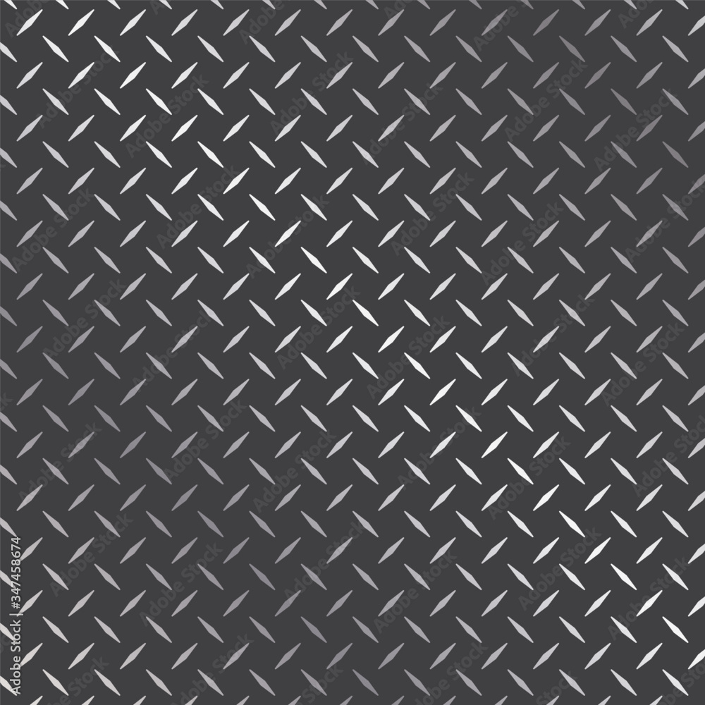 diamond plate metal texture background vector design Stock Vector