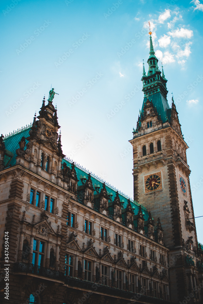 Fototapeta premium Hamburger Rathaus