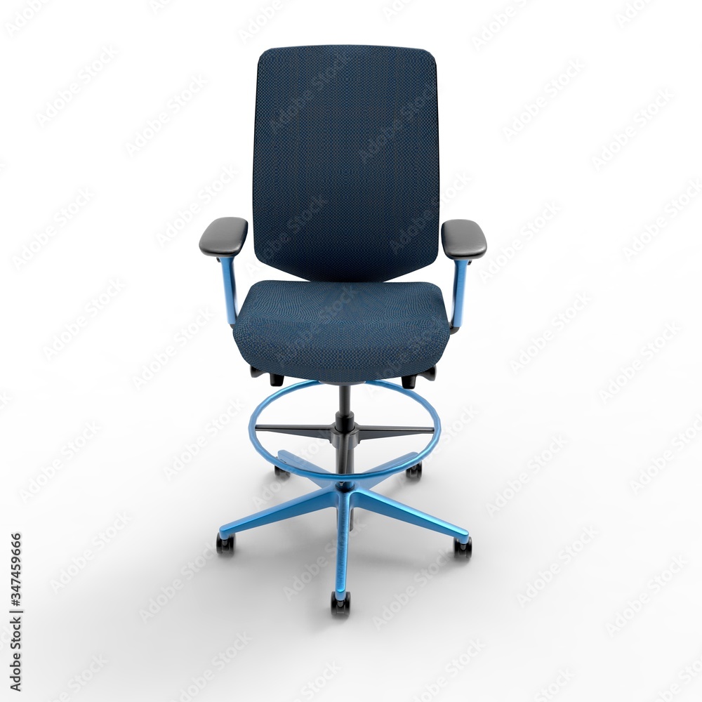3D image office working chair 6 3D image office working chair 6