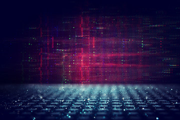 Test Screen Glitch abstract Texture