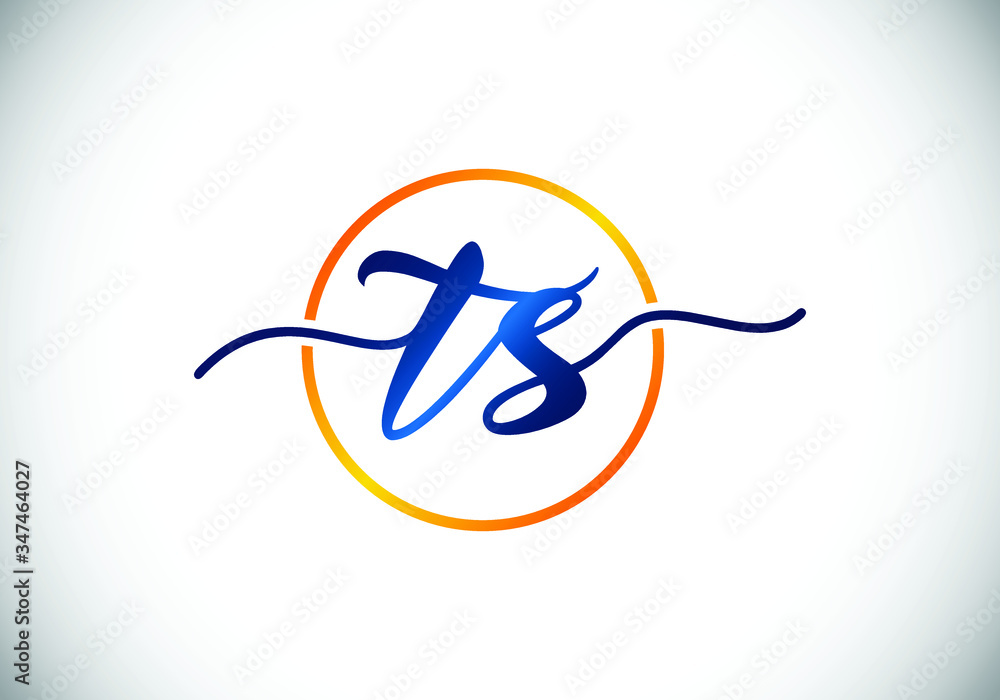Initial Monogram Letter T S Logo Design Vector Template. Graphic Alphabet Symbol for Corporate Business Identity Initial Monogram Letter T S Logo Design Vector Template. Graphic Alphabet Symbol for Corporate Business Identity