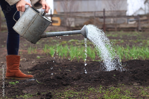 watering the garden, tools for the garden
