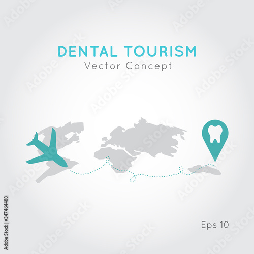 Dental Tourism Vector Template