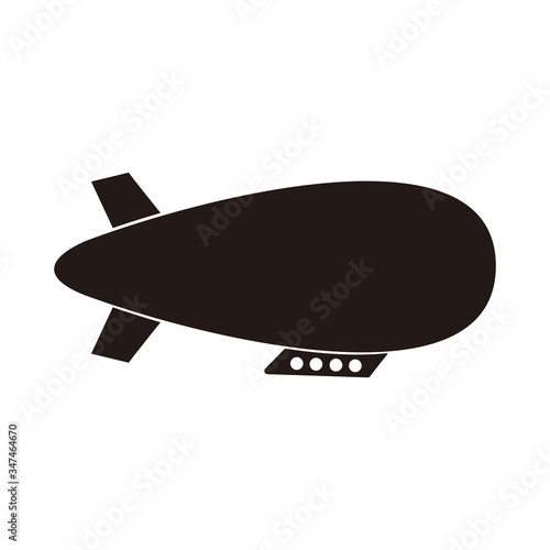 airship icon vector illustration symbol