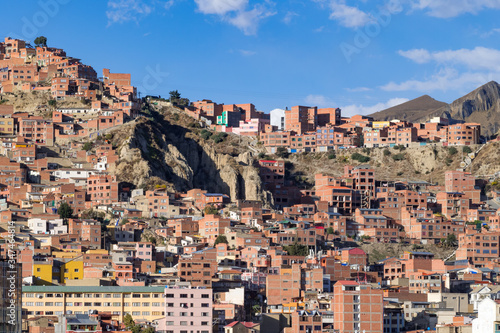 Panoramic view of La Paz, in Bolivia. © NICOLA