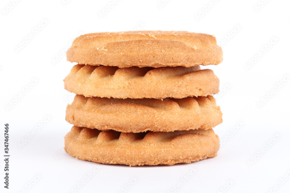 Cookies isolated on white background Cookies isolated on white background