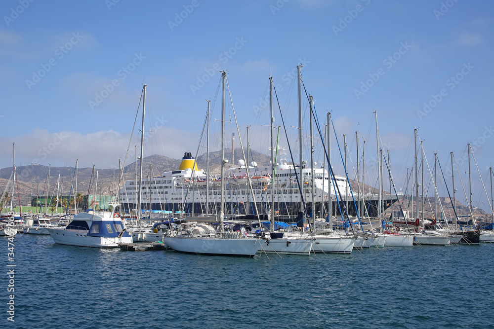 The marina & cruise port of Cartagena lies on the coast of Murcia in south-east Spain. It's a historic seaport with many attractions which dates back to Phoenecian times.