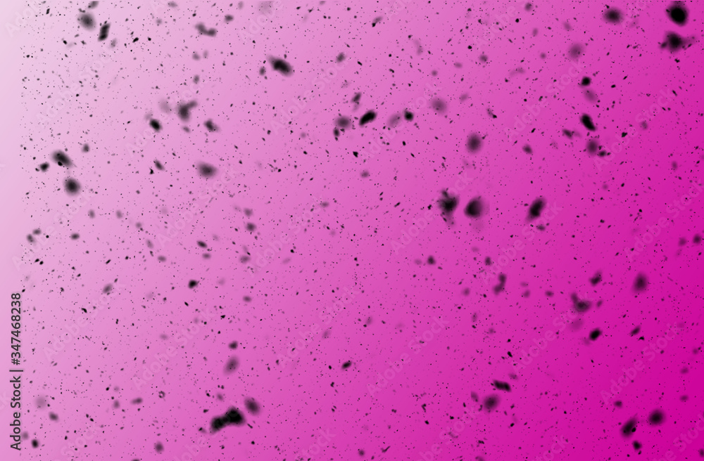 Abstract Particles Stains On Purple Gradient Background