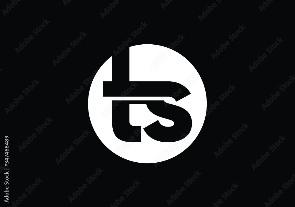 Initial Monogram Letter T S Logo Design Vector Template. Graphic Alphabet Symbol for Corporate Business Identity Initial Monogram Letter T S Logo Design Vector Template. Graphic Alphabet Symbol for Corporate Business Identity