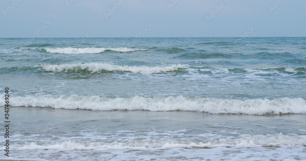 Water and waves sea landscape
