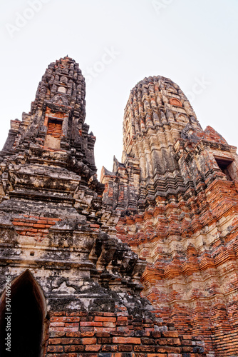 Wat Chaiwatthanaram temple in Ayuthaya Historical Park - Thailand
