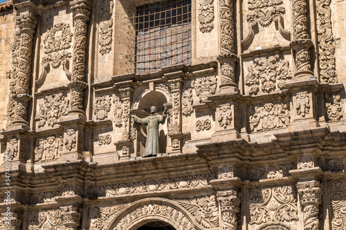 Photography San Francisco Church in La Paz, Bolivia