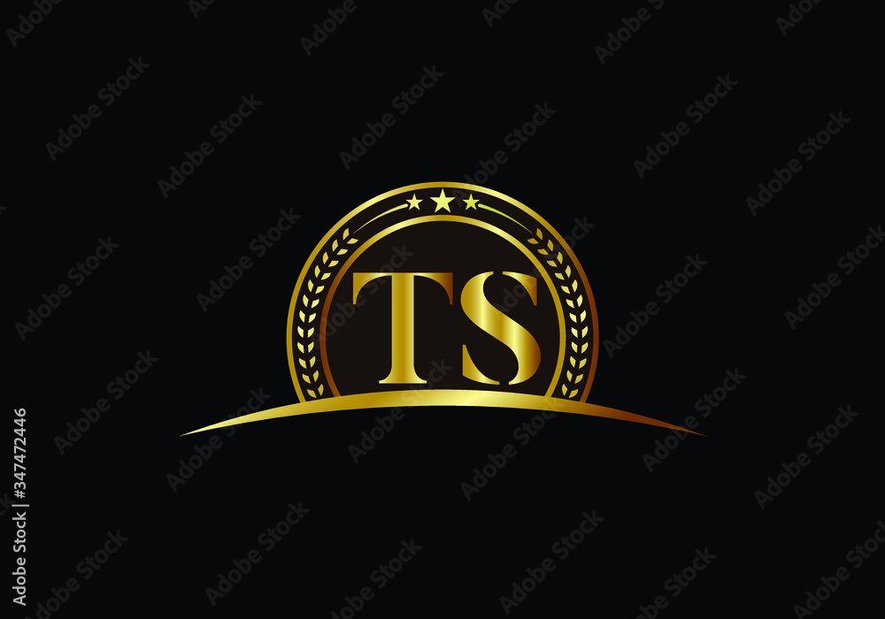 Initial Monogram Letter T S Logo Design Vector Template. Graphic Alphabet Symbol for Corporate Business Identity Initial Monogram Letter T S Logo Design Vector Template. Graphic Alphabet Symbol for Corporate Business Identity
