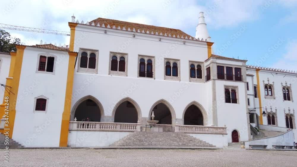 The Palace of Sintra also called Town Palace. Sintra Portugal The Palace of Sintra also called Town Palace. Sintra Portugal