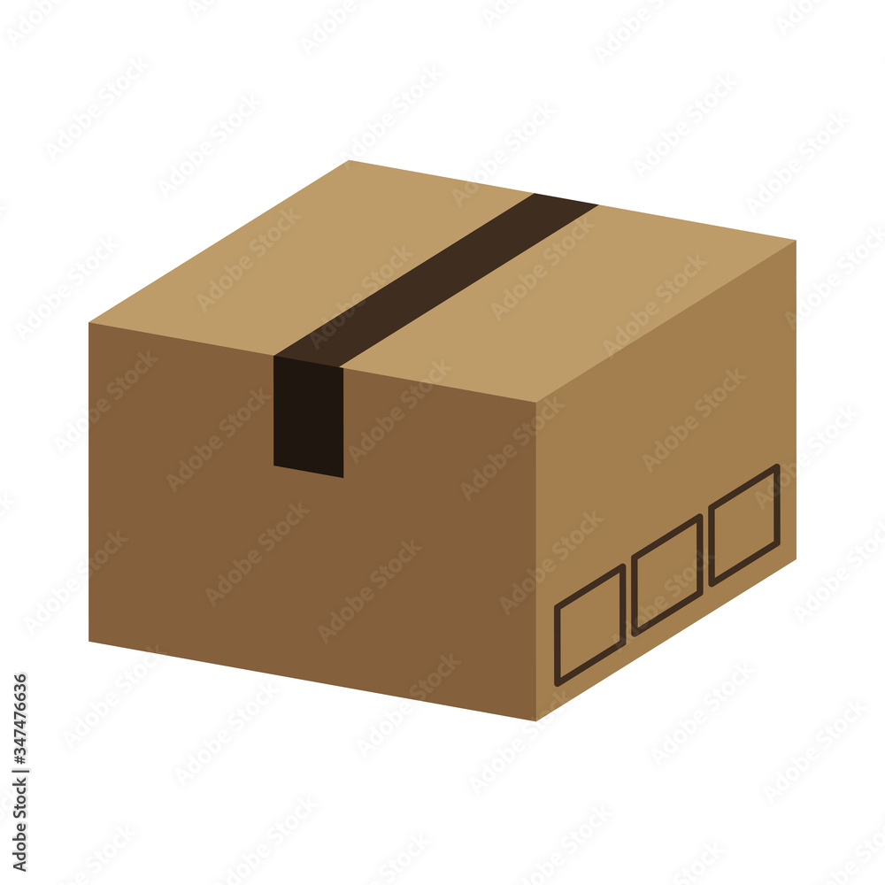 box carton delivery service isolated icon box carton delivery service isolated icon