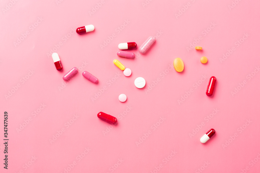 Different medications. Various pill and capsules. One-color backdrop. Different medications. Various pill and capsules. One-color backdrop.