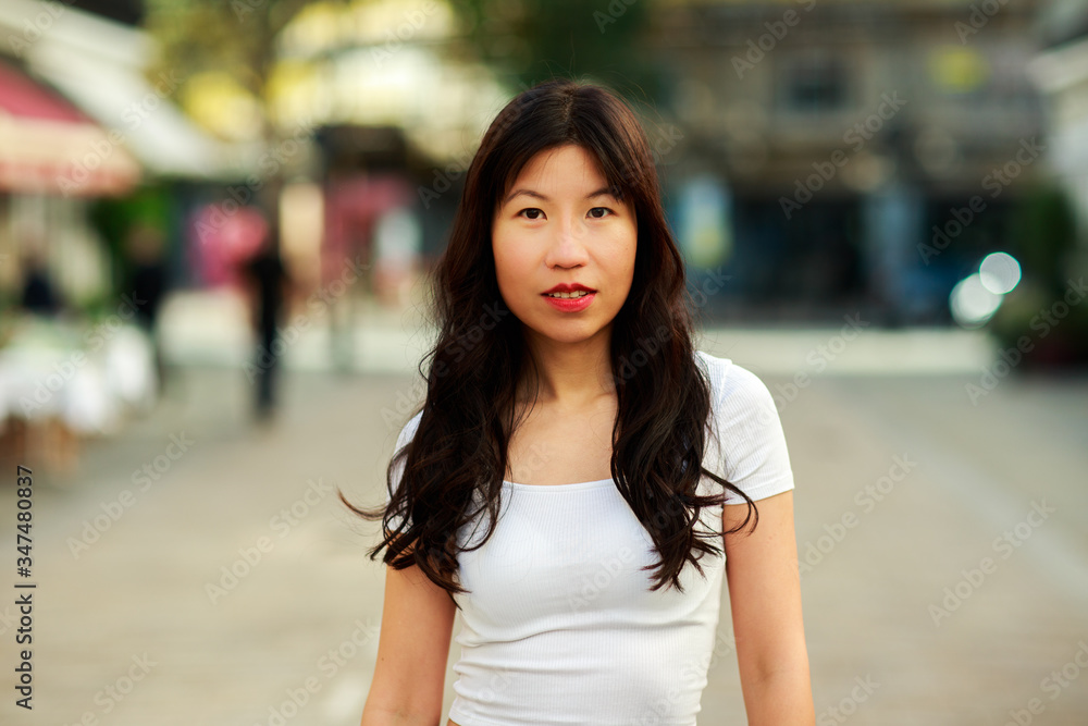portrait of a young chinese woman