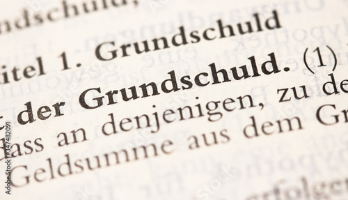 Grundschuld Definition