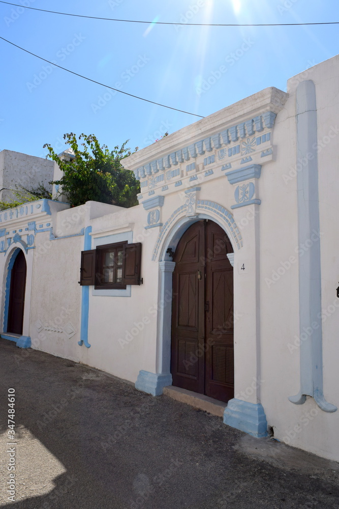 House entrance in a Greek village