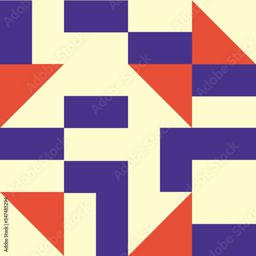 Geometric minimalistic pattern made in Scandinavian style. Creative and abstract design can be used for banner, business presentations, wallpaper, backgrounds.