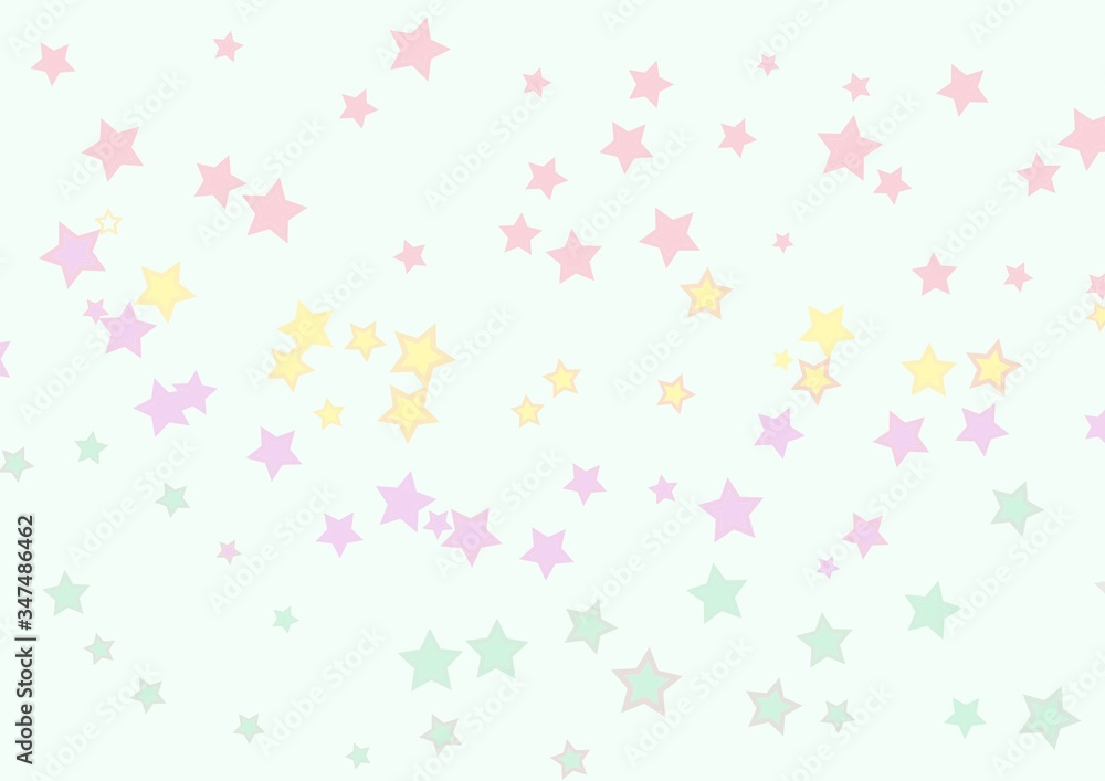 stars and confetti