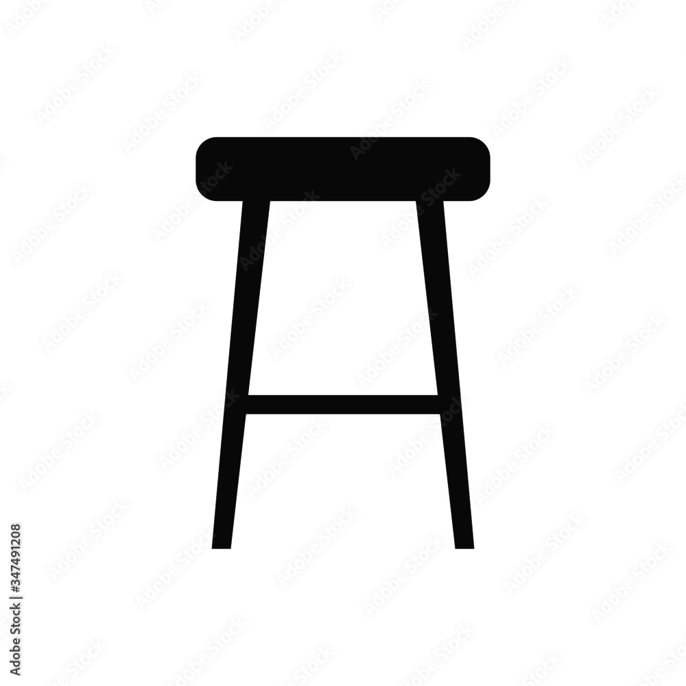 vector illustration of chair isolated icon vector illustration of chair isolated icon