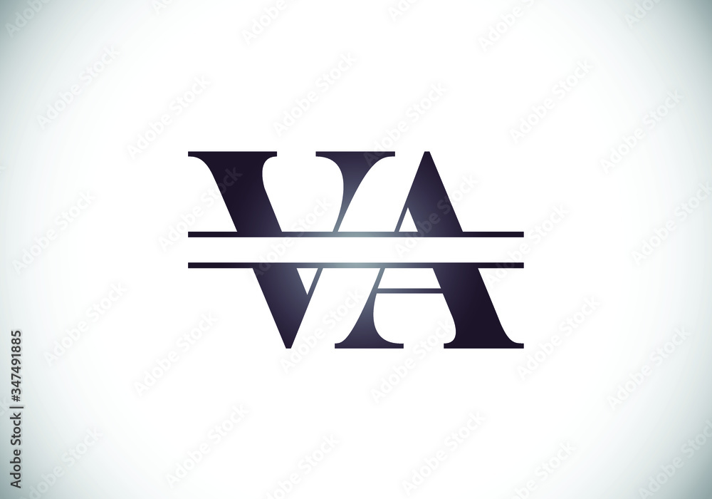 Initial Monogram Letter V A Logo Design Vector Template. Graphic Alphabet Symbol for Corporate Business Identity Initial Monogram Letter V A Logo Design Vector Template. Graphic Alphabet Symbol for Corporate Business Identity