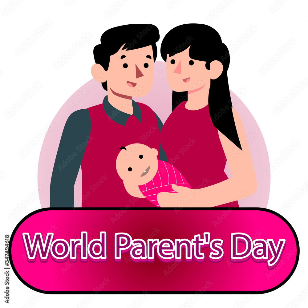 World Parent's Day. Vector illustration, poster or banner for World Parent's Day World Parent's Day. Vector illustration, poster or banner for World Parent's Day
