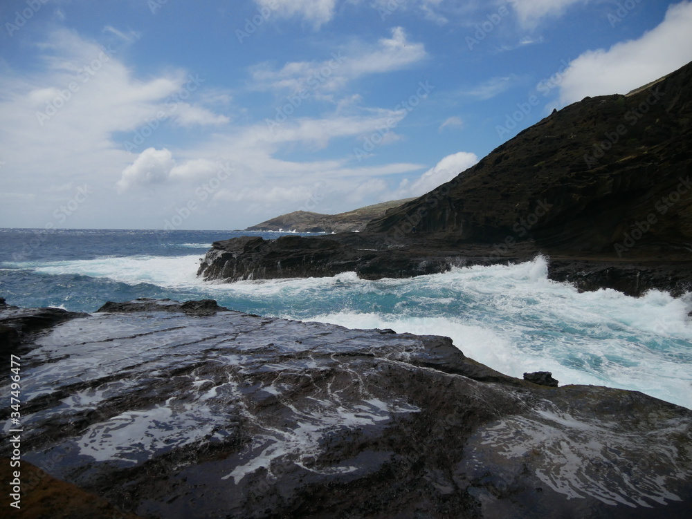 Stormy Day at Koko Crater Coast (Oahu, Hawaii)