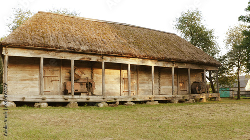 Fotografia, Obraz Old log house