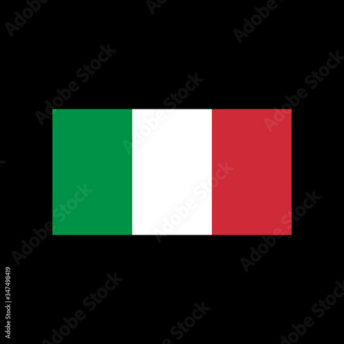 The national flag of Italy. Italian flag.