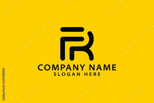 FR Or PR LETTER LOGO DESIGN