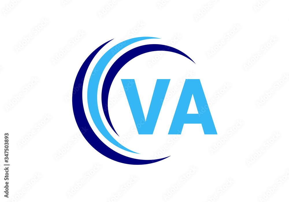Initial Monogram Letter V A Logo Design Vector Template. Graphic Alphabet Symbol for Corporate Business Identity Initial Monogram Letter V A Logo Design Vector Template. Graphic Alphabet Symbol for Corporate Business Identity