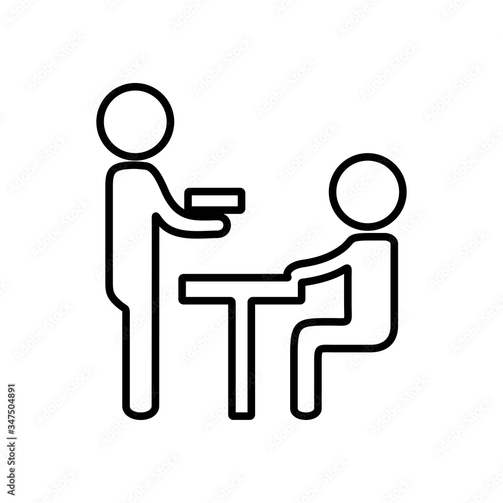 Group of business people working in office and talking. Flat icon design. Group of business people working in office and talking. Flat icon design.