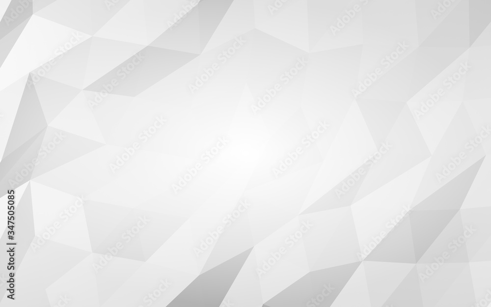 White abstract background. Lowpoly backdrop. Crumpled paper. 3D illustration White abstract background. Lowpoly backdrop. Crumpled paper. 3D illustration