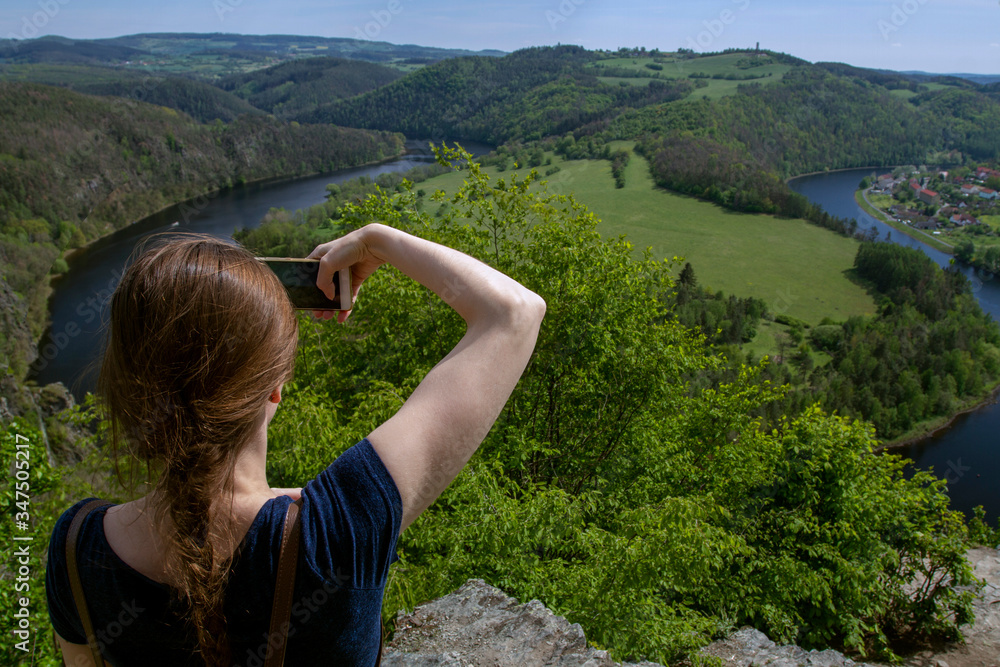 Naklejka premium Wooden statue of the Hindu god Ganesha. Hindu god of wisdom and prosperity.