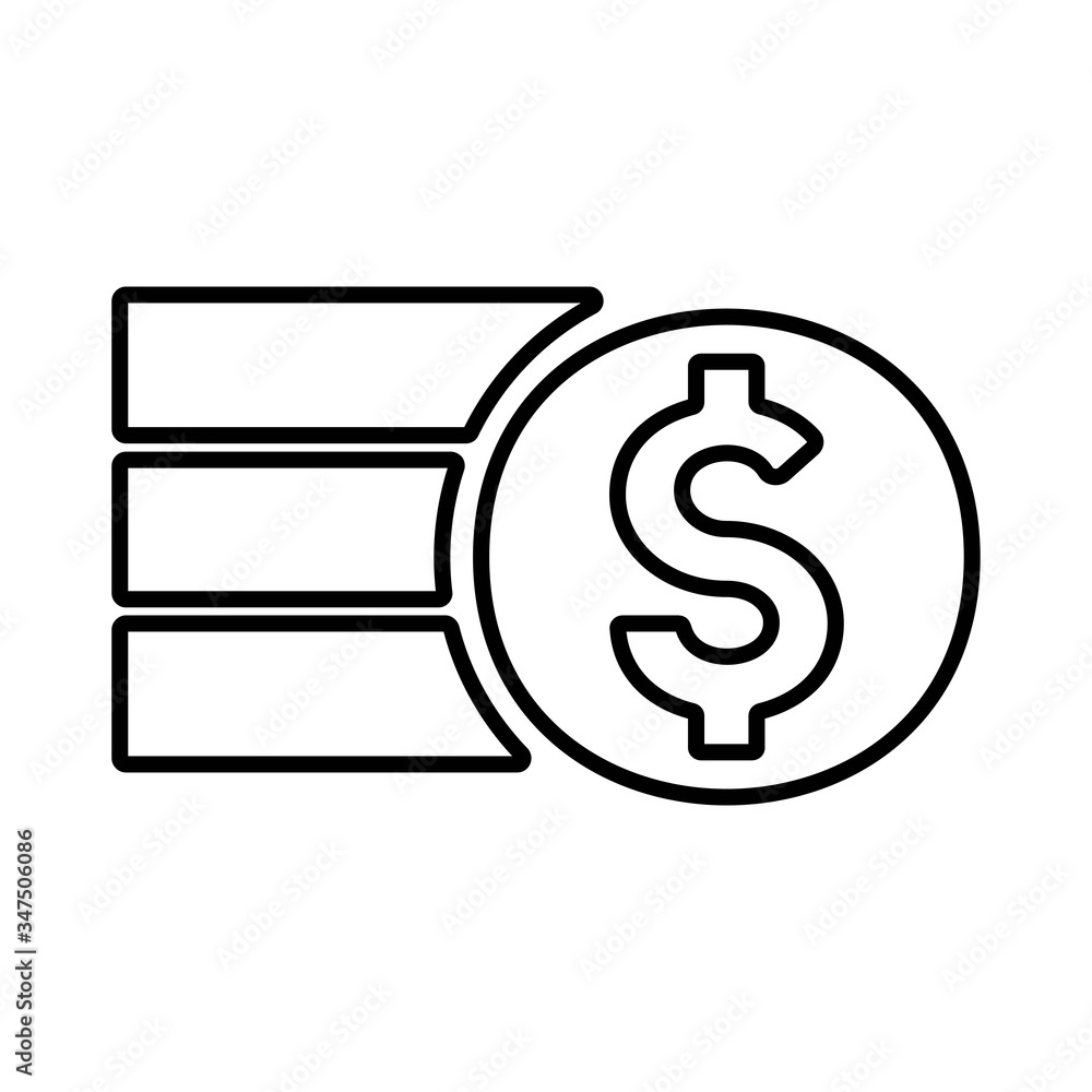Gold bar with dollar sign. Savings, investment symbol. Flat design for finance concept. Gold bar with dollar sign. Savings, investment symbol. Flat design for finance concept.