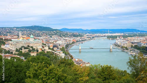 Danube River on Budapest, Hungary